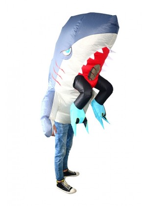 Adult Great White Shark Inflatable Costume tt2083