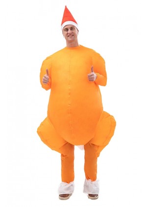 Mens Inflatable Roast Turkey Costume tt2086