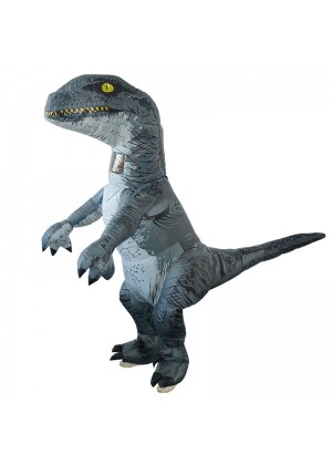 Adult Velociraptor Dinosaur Inflatable Costume tt2094