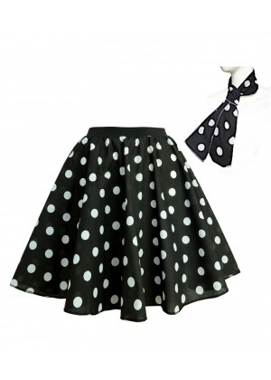 Ladies 1950's Rock n Roll Dot Style skirt