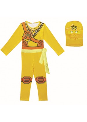 Yellow Ninjago Ninja Kids Costume