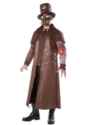 Adult Plague Doctor Steampunk Costume