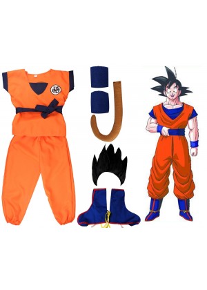 adult Dragon Ball Z Goku Costume + Wig all tt3177-2