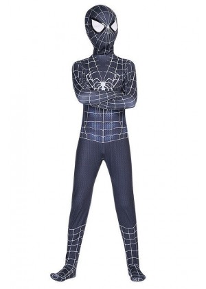 Kids Black spider-man costume tt3217