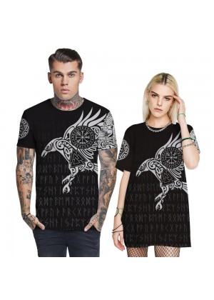 Dark Viking Tattoo 3D Printed Fashion T-Shirt tt3232-1