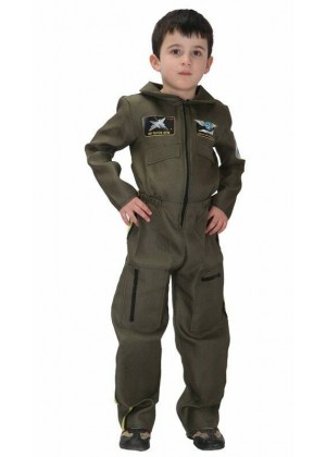 Child Air Force Pilot Costume tt3234