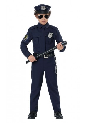 Kids Policeman Cops Police Costume t3243
