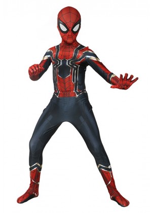 Boys Spiderman Bodysuit costume with Mask tt3245