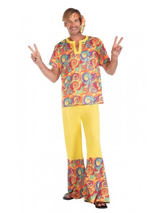 Mens Orion Groovy Hippie Costume tt3299