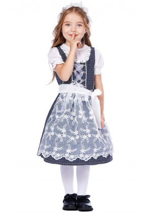 Girls Oktoberfest Bavarian Maid Costume tt3334