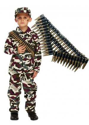 Kids Army Military Costume vb4011