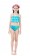 Kids Mermaid Swimmable Swimsuit Costume tt2030+tt2008-3