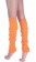Orange Coobey Ladies 80s Tutu Skirt Fishnet Gloves Leg Warmers Necklace Dancing Costume Accessory Set