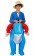 Kids blue Dinosaur t-rex Blow Up inflatable costume front photo tt2022-2
