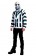 Mens Mr Beetlejuice Zip Up Outfit Fancy Dress Party Dress Halloween Licensed Costume