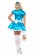 Ladies Alice In Wonderland Fancy Dress Halloween Full Outfit Disney Theme Costume