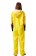 Adult Yellow Biohazard Hooded Costume back tt3122