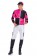 Hot Pink Black Jockey Horse Racing Costume front lh224rose