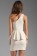 One-shoulder Double-layer Dress