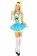 Womens Super Mario Luigi Brothers Plumber Fancy Dress Up Party Costume + gloves