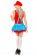 Womens Super Mario Brothers Plumber Fancy Dress Up Party Costume + gloves