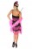Deluxe Ladies 20s 1920s Charleston Flapper Black Pink Costume Fancy Dress AU Womens Chicago Gatsby Ganster Party Costumes AU Outfits