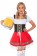 Couple Oktoberfest Dirndl Beer German Lederhosen Costume