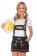 Ladies beer maid lederhosen Costume overall lh304new