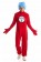 Adult Dr Seuss Thing 1 Thing 2 Jumpsuit front pp1006