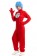 Adult Dr Seuss Thing 1 Thing 2 Jumpsuit side view pp1007