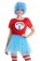 Women Dr Seuss Cat In The Hat Thing front Costume Set pp1010+pp1013+lx3015-1+lx3016-1