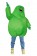 Green monster carry me inflatable fun costume side view tt2034