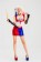 Supervillain Harley Quinn Harlequin Costume sideview tt3127