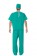 ER Surgeon Doctor Mens Medical Scrubs Fancy Dress Halloween Costume