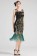 vintage flapper dress costume front lx1052bk