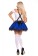 Blue Oktoberfest Beer Maid Costume back lg204blue