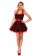 Ladies 50s 1950s Cherry Pinup Costume Hop Diva Rock Polka Fancy Dress