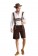 Mens Lederhosen embroidery Costume NO HAT overall lh202nNOHAT