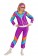 purple Ladies 80s Height Of Fashion Shell Suit Costume lh342purple