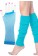 Lake blue Coobey Ladies 80s Tutu Skirt Fishnet Gloves Leg Warmers Necklace Dancing Costume Accessory Set