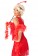 Ladies 1920s Flapper Red Costume