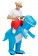 Adult Red Dinosaur t-rex Blow Up inflatable costume front tt2022-1