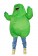 Green monster carry me inflatable fun costume front tt2034