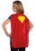 Licensed Superhero Supergirl Tshirt Ladies Fancy Dress Costume