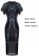 Black  20s Gatsby Fancy Dress Costume lx1055-4