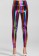 1980s 1990s 80s Neon Rainbow Leggings Disco Fluro Metallic Costume Pants Madonna Cyndi Lauper