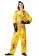 Adult Yellow Biohazard Hooded Costume front tt3122