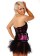 Satin and lace corset, g string
