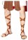 Mens Spartan Greek Warrior Roman Sandals Jesus Gadiator Caesar Egyptian Trojan Fancy Dress Ancient Shoes Lace Up Footwear Costume Accessories