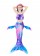 Kids Mermaid Swimmable Swimsuit Costume Monofin tt2029-1